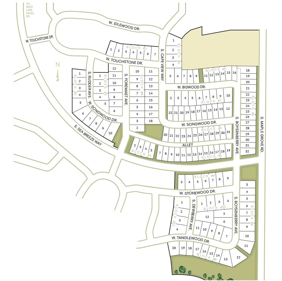 Charter Pointe Boise Idaho New Homes Hubble Homes